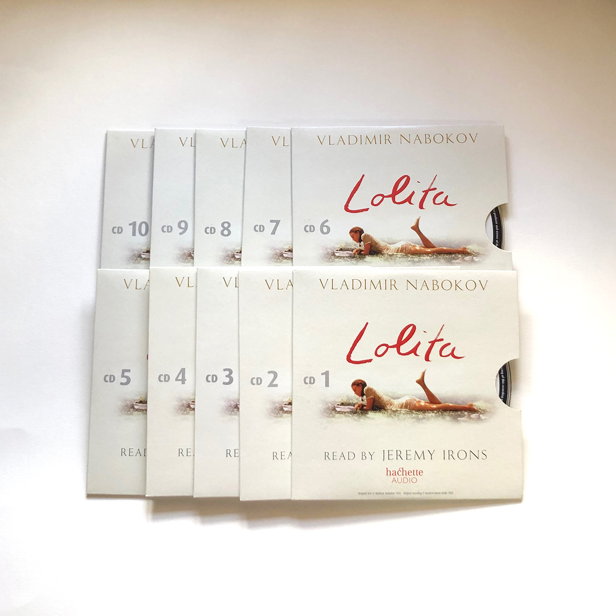Audio Book Lolita (ภาษาอังกฤษ) Box Set 10 CD read by Jeremy Irons