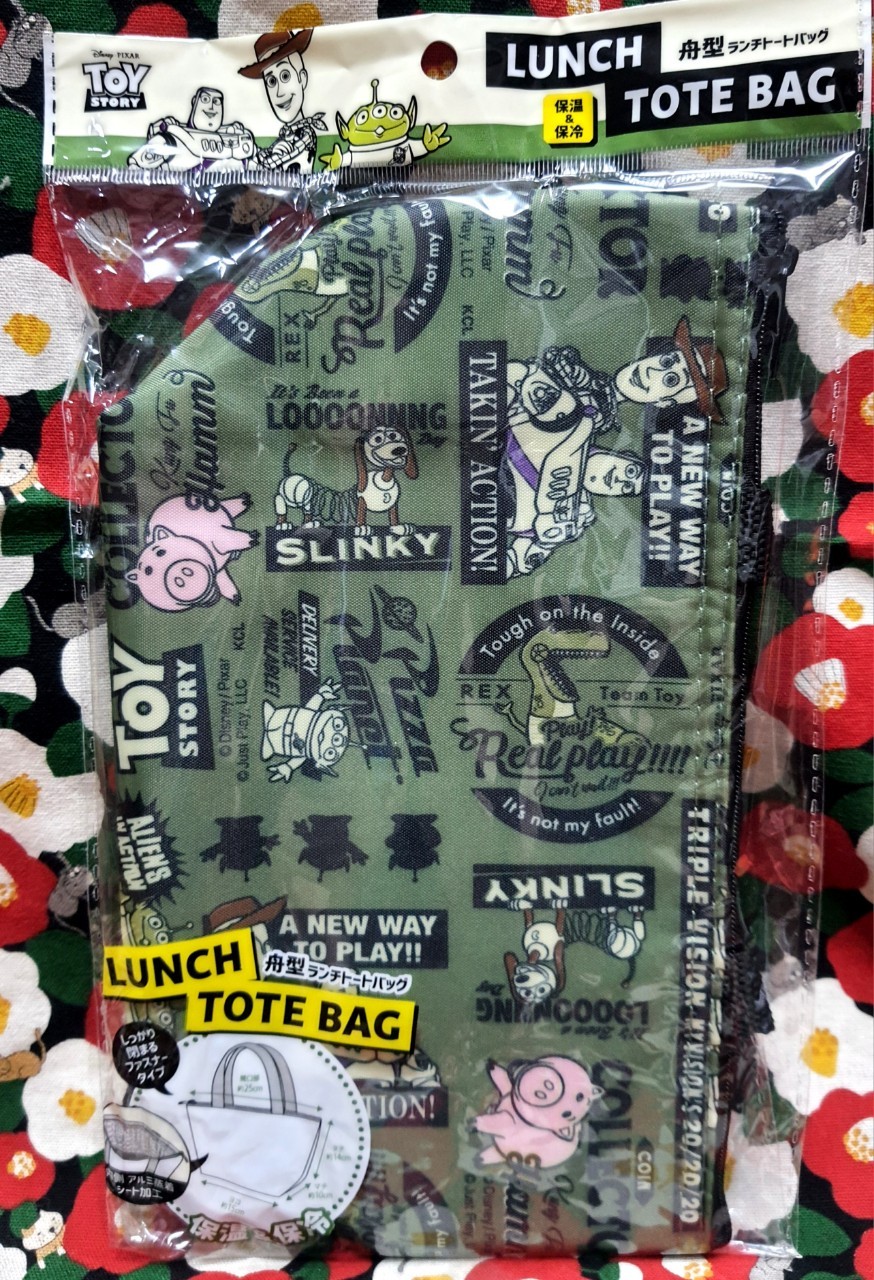 Disney Toy story ทอยสตอรี่ กระเป๋าเก็บอุณหภูมิ ร้อน / เย็น สำหรับใส่ของ ใส่อาหาร ของแท้จากญี่ปุ่น Size : 25 x 15 cm