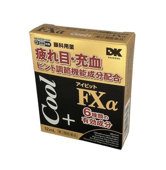 🔥น้ำตาเทียม DK Teika FXα Cool & Refreshing ผสมวิตามิน ช่วยรีเฟรชดวงตาให้สดชื่น✨ขนาด 12ml.