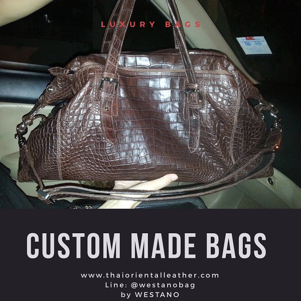 Crocodile travel bags