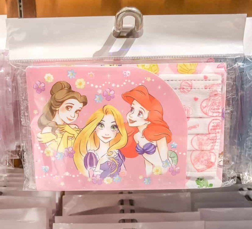 Disney Store Disney Princess ซองใส่แมส + หน้ากาก รวมเจ้าหญิงดิสนีย์ 7 ชิ้น (มีซองแยก) ของแท้จากดิสนีย์สโตร์ญี่ปุ่น size หน้ากาก : 12.5 x 8 cm