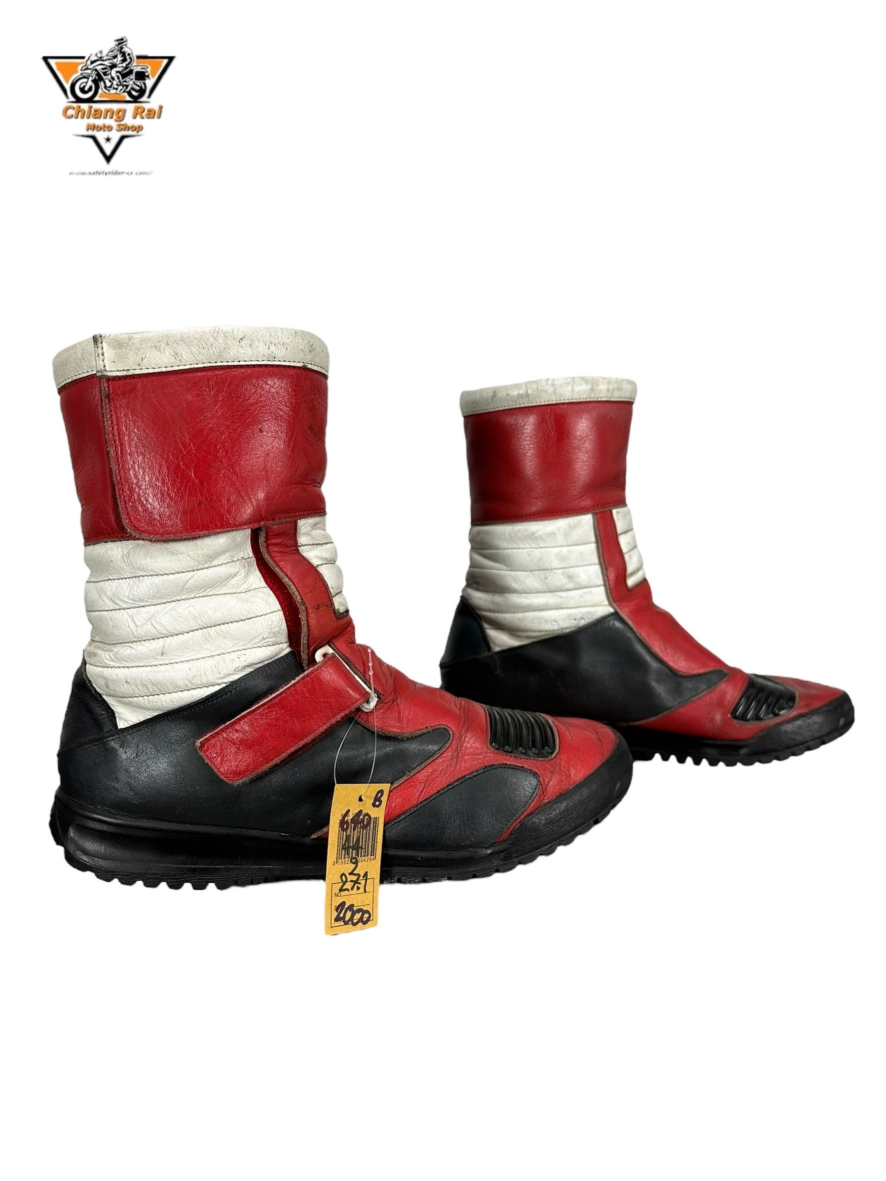 รองเท้าขี่มอเตอร์ไซด์( มือสอง) RCBS-640 Size ขนาดจากป้าย 44:EUR / 6:UK / 27.1:Cm.(BMW)