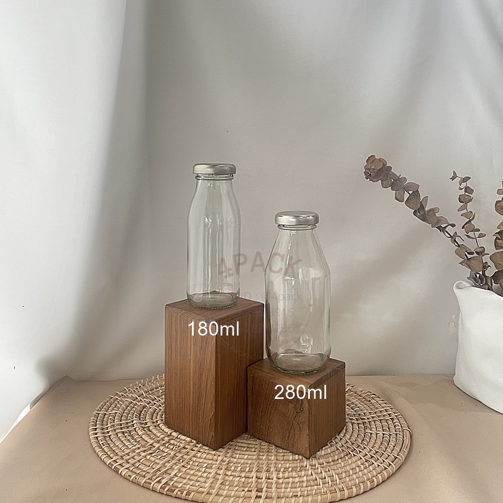 (กล่องละ88ใบ)ขวดแก้ว180ml+ฝาเกลียวล็อค38mm ราคาใบละ6.30บ.