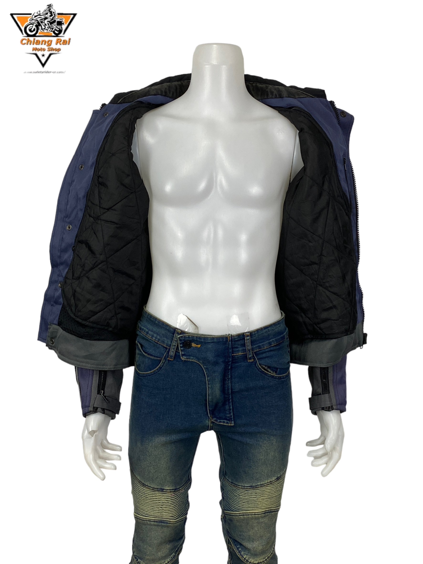 เสื้อขี่มอเตอร์ไซด์( มือสอง) RCSA 723: อก 52" ยาว 25" (XL)**mike**