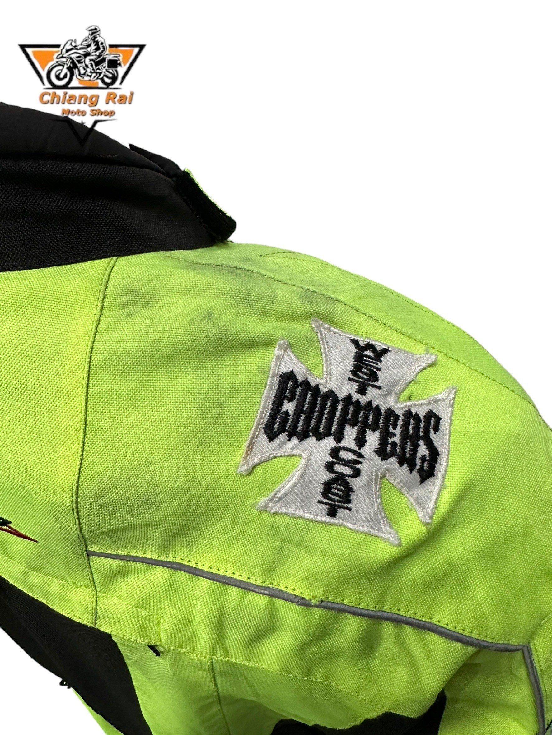 เสื้อขี่มอเตอร์ไซด์( มือสอง) RCTA 676 อก 50" ยาว 28"(XL) **RST**