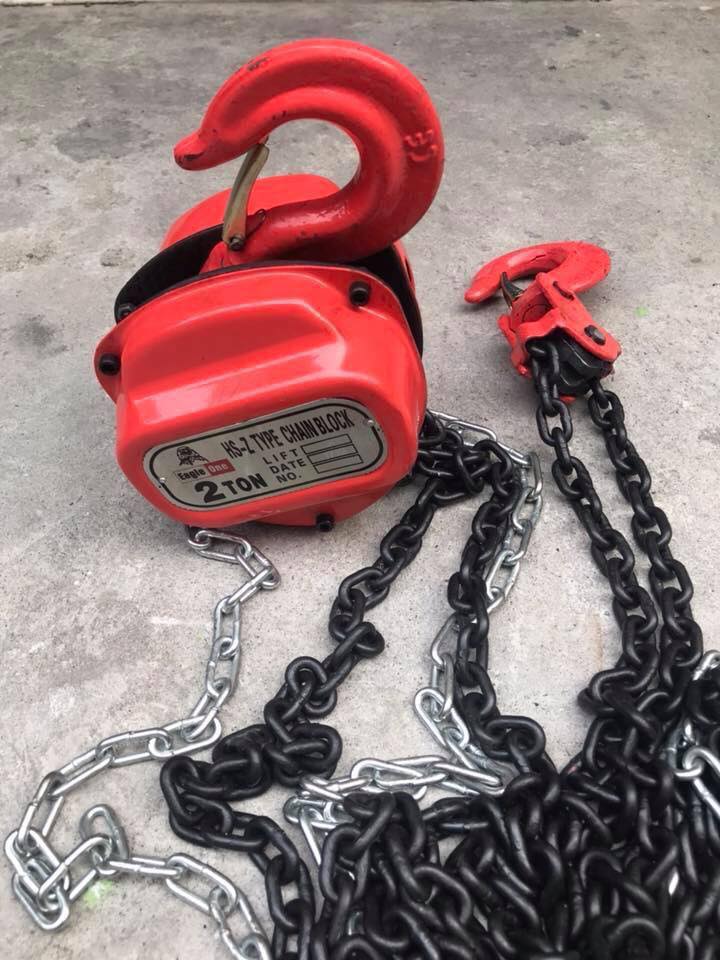 รอกโซ่ มีขนาด 1ตัน 1.5ตัน 2ตัน 3ตัน