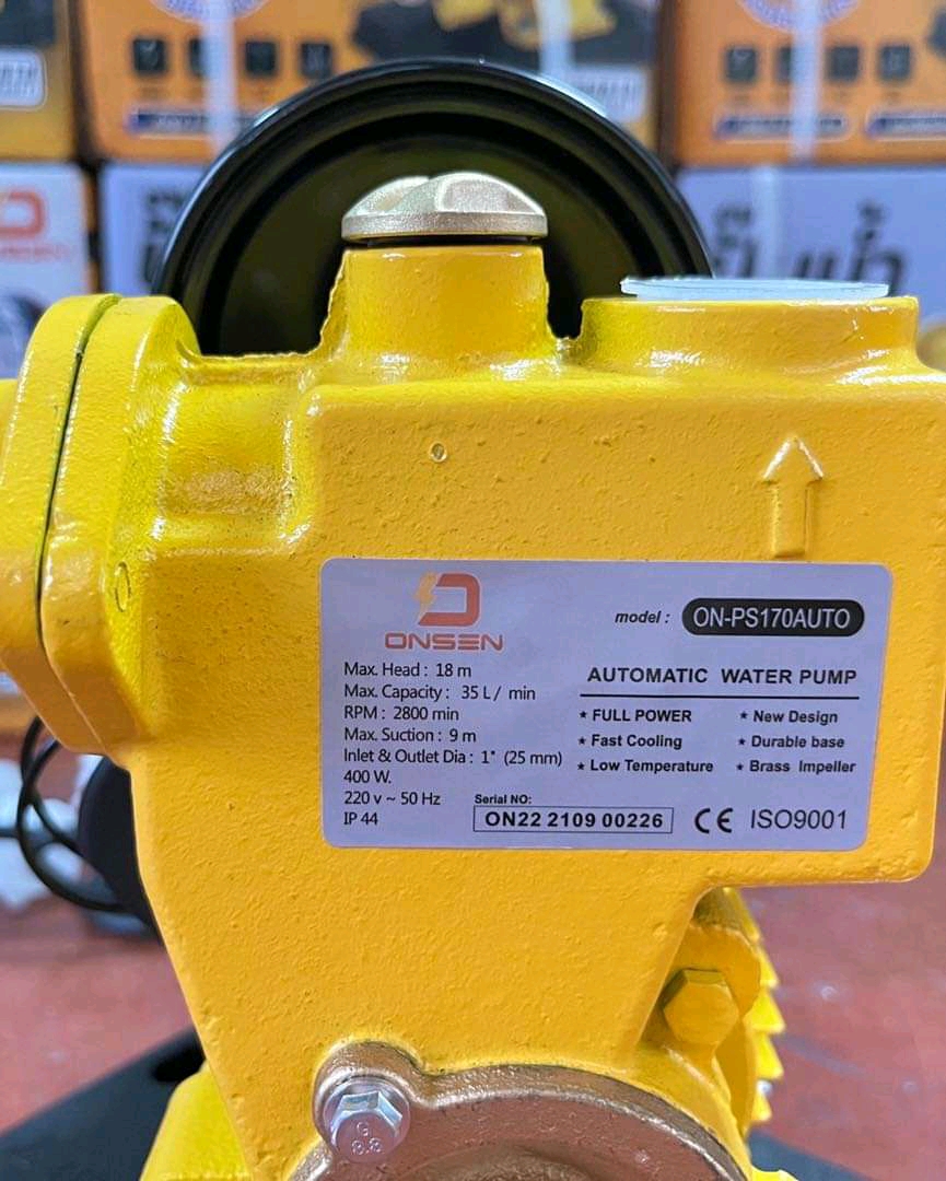 ปั๊มน้ำอัตโนมัติ ONSEN มี 2 รุ่น