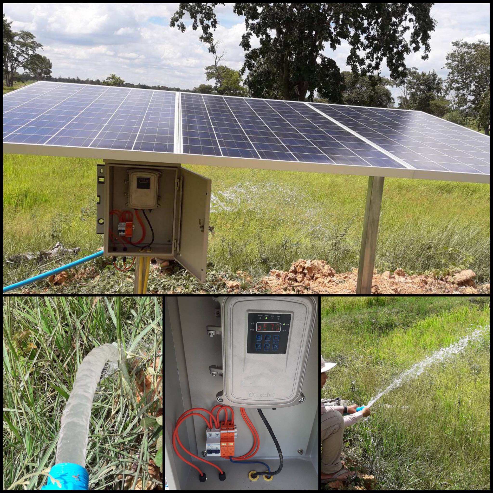 โซลาร์เซลล์ พร้อมตู้คอลโทล มีขนาด24v-72v