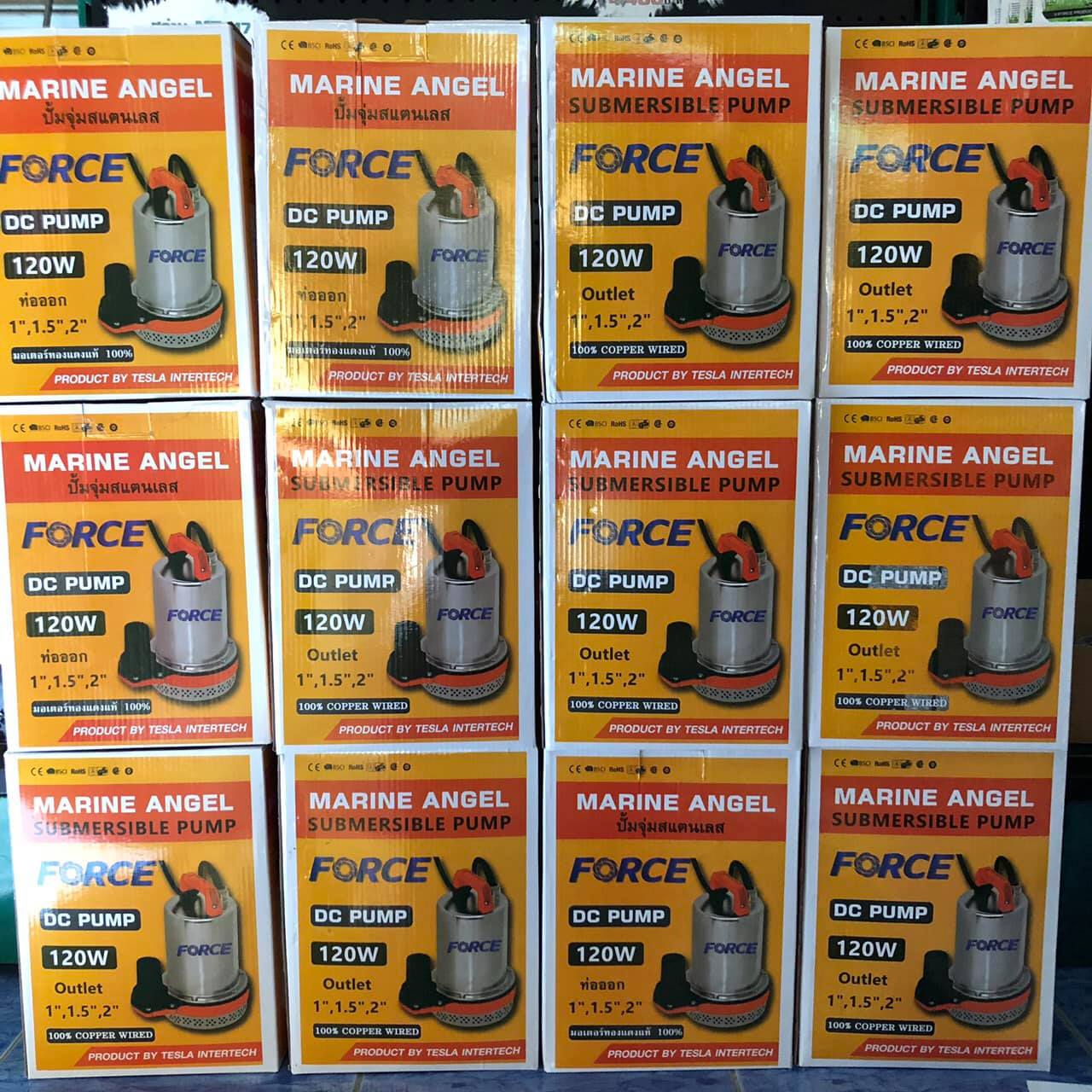 ปั้มน้ำไดโว่ ใช้แบตเตอรี่ 12v ได้ท่อขนาด 1”, 1.5”, 2”