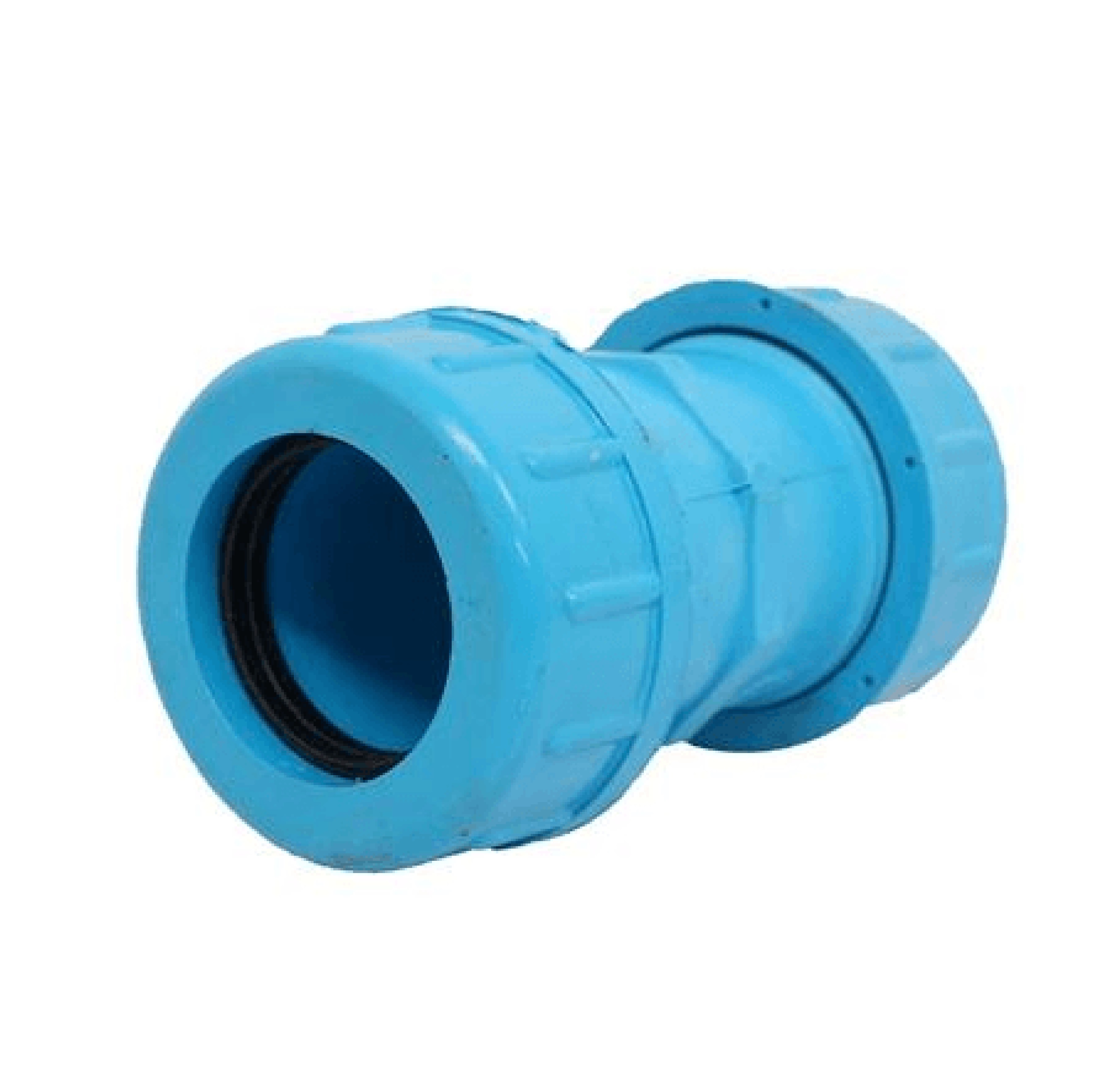 ข้อต่อยูเนี่ยนซีลยาง-หนา ฟ้า COMPRESSION UNION-WS B