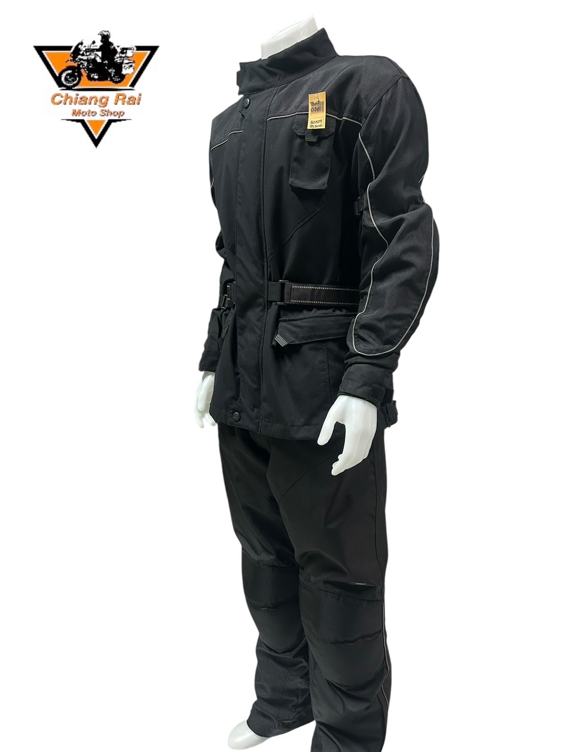 ชุดสำหรับขี่มอเตอร์ไซด์ (มือสอง) SET 036 ชุดทัวริ่ง เสื้อการ์ด + กางเกง ยี่ห้อ*CraneRoad*