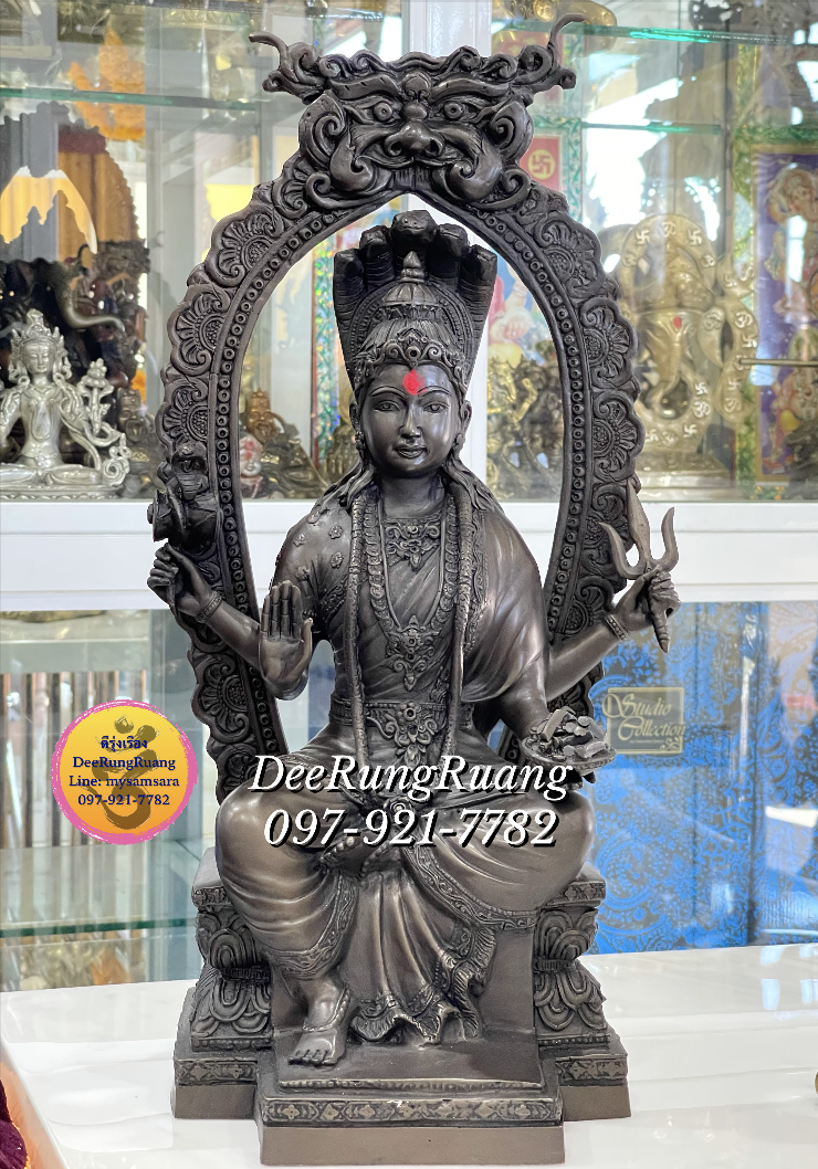 พระแม่มารีอัมมัน ประทับบัลลังก์ ***สูง 22 นิ้ว งานไทย**