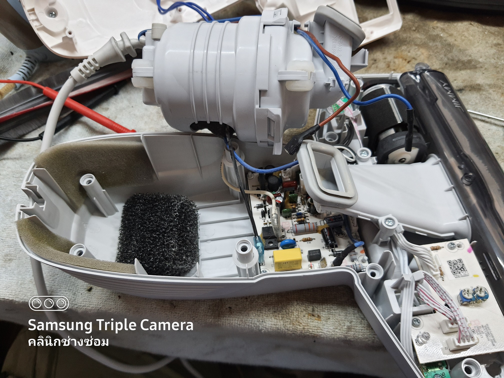 ซ่อมเครื่องดูดไรฝุ่น ยี่ห้อ JIMMY รุ่น JV11 อาการเครื่องไม่ทำงาน