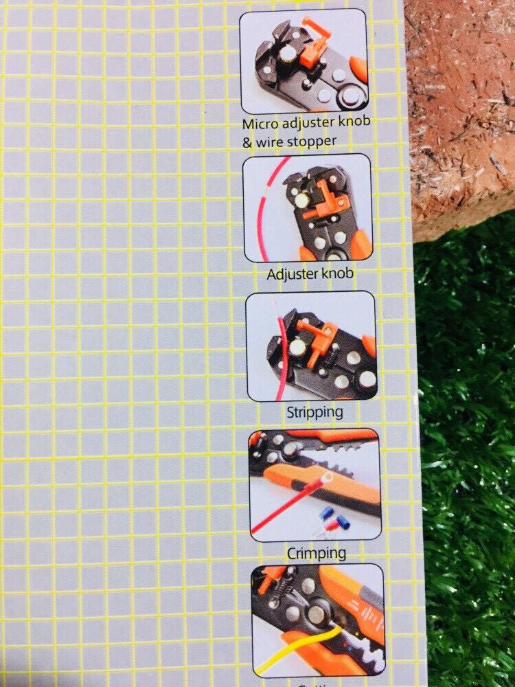 MARCH คีมปอกสายไฟออโต้ 3 in 1