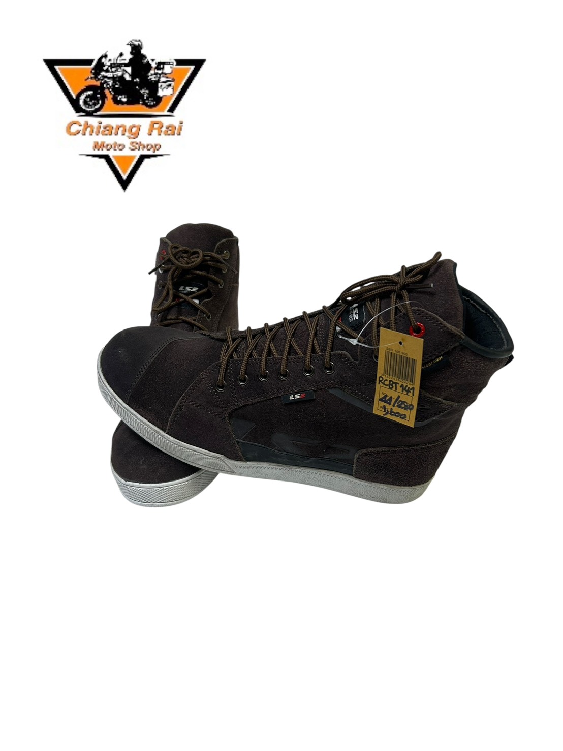 รองเท้าขี่มอเตอร์ไซด์( มือสอง) RCBT-141 Size ขนาดจากป้าย 44:EUR / 10:UK / 28:Cm.(LS2)