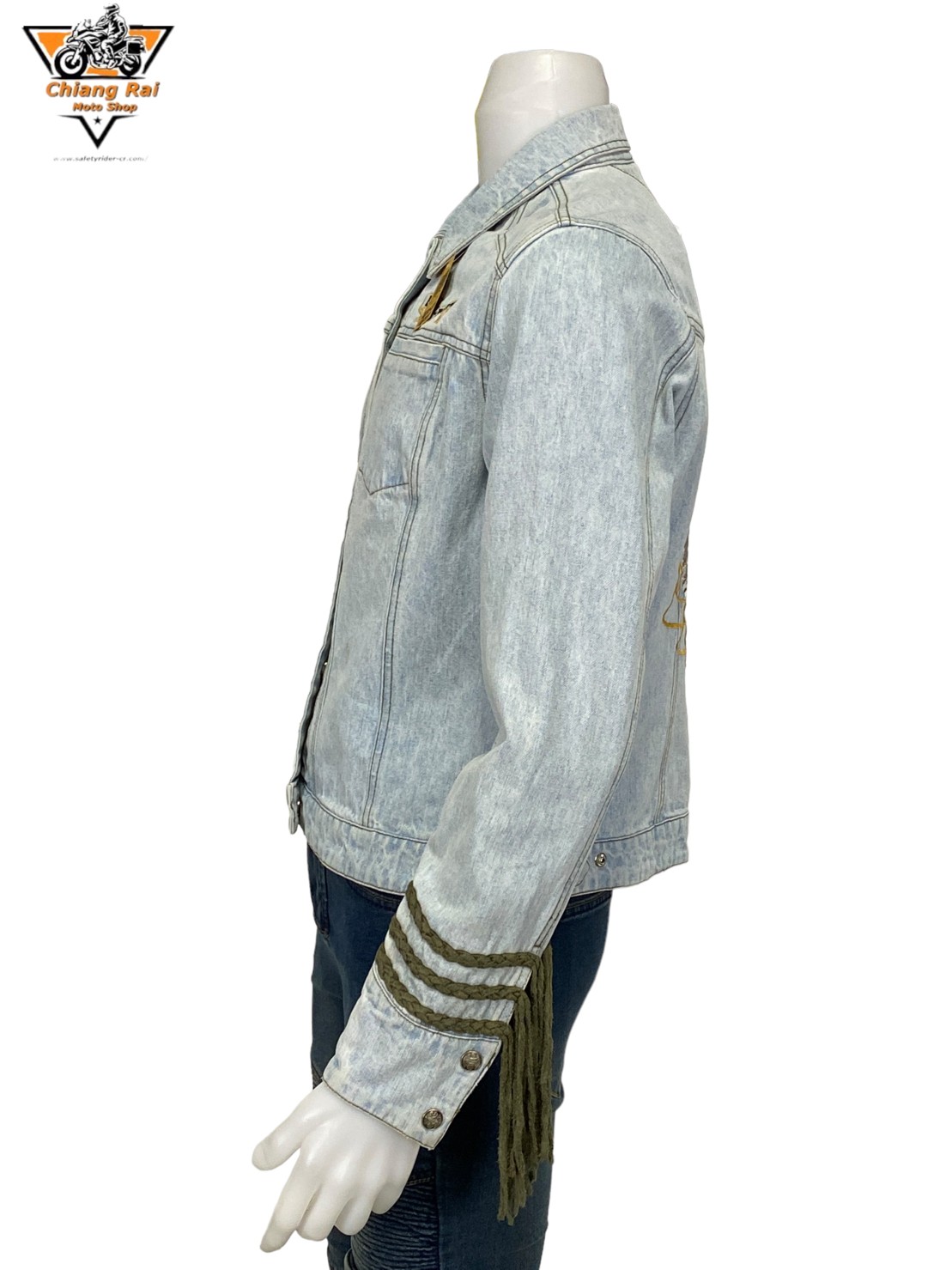 เสื้อขี่มอเตอร์ไซด์( มือสอง) RCSA 497: อก 42" ยาว 23"(M)**HARLEY DAVIDSON**