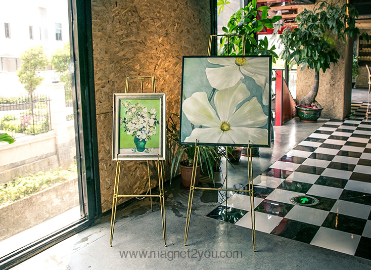 ขาตั้งรูป / ขาตั้งอีเว้นท์ ทรงคลาสิก สีทองดำ 120/150 CM