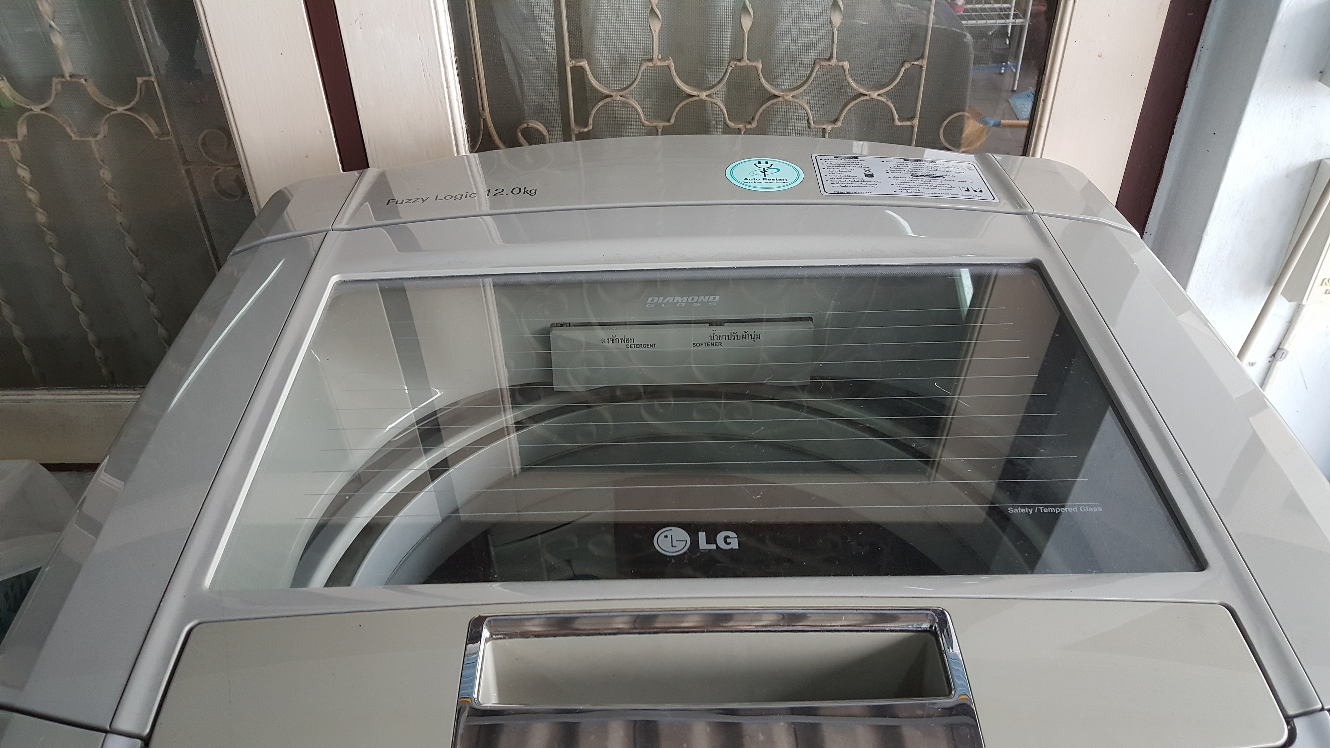 ซ่อมเครื่องซักผ้า ยี่ห้อ LG รุ่น WF-T1256TD อาการน้ำขังในถังซักไม่ปล่อยน้ำทิ้ง