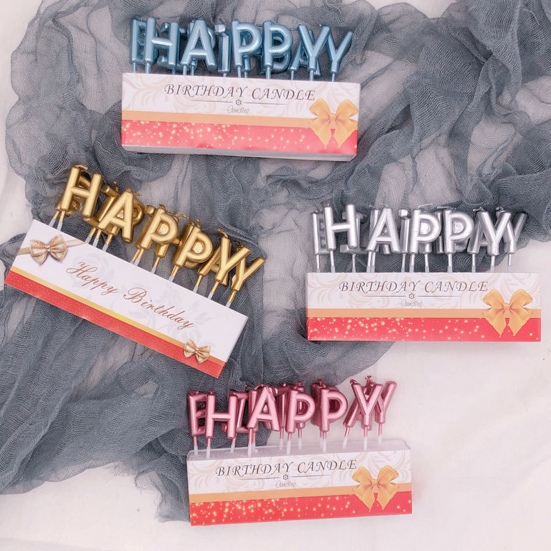 เทียนวันเกิด เทียนแฟนซี HAPPY BIRTH DAY