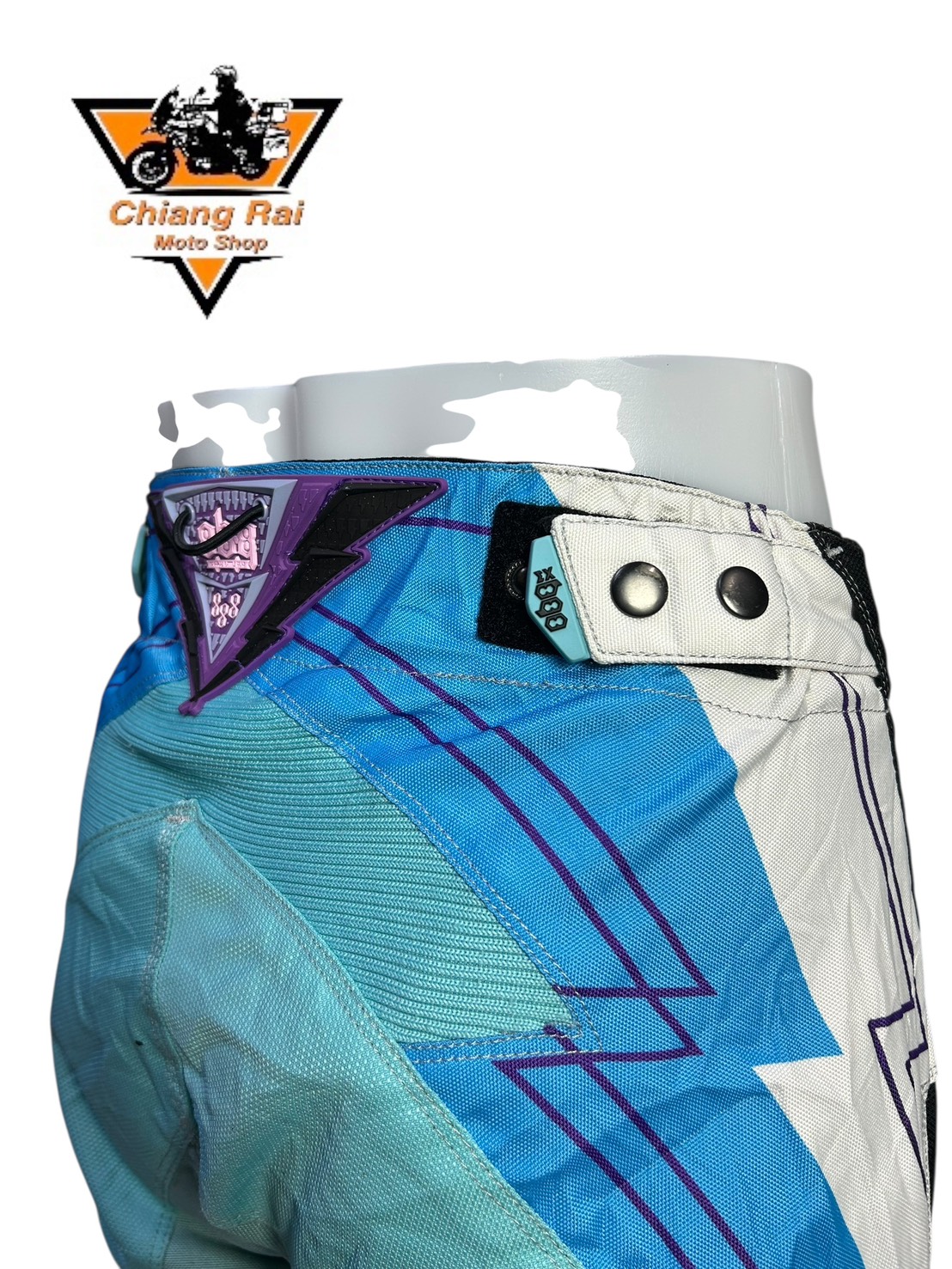 กางเกงขี่มอเตอร์ไซด์ ( มือสอง ) E&A 669: เอว 30" ยาว 29" **888**