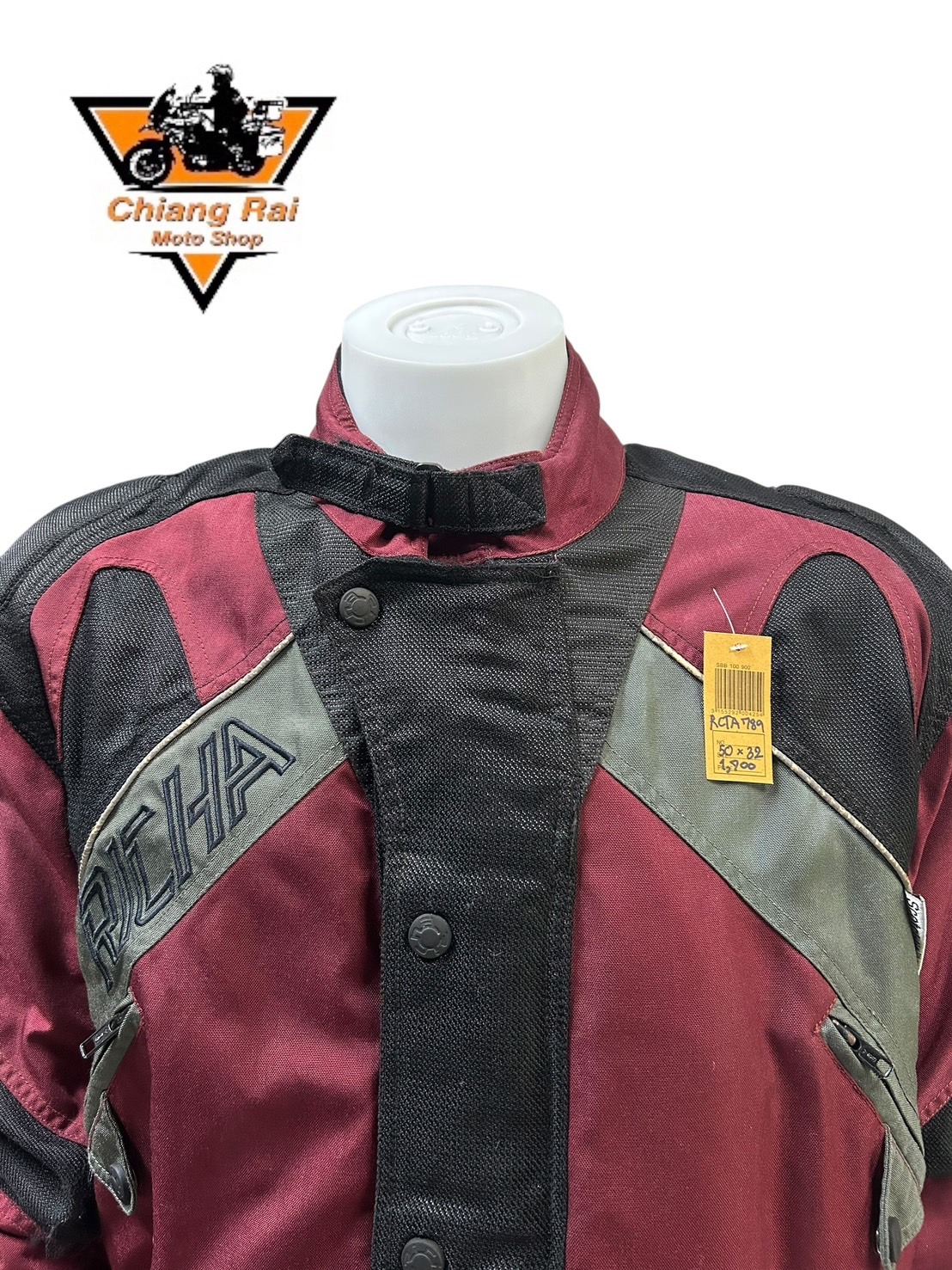 เสื้อขี่มอเตอร์ไซด์( มือสอง) RCTA 789 อก 50" ยาว 32 (XL) **Richa**