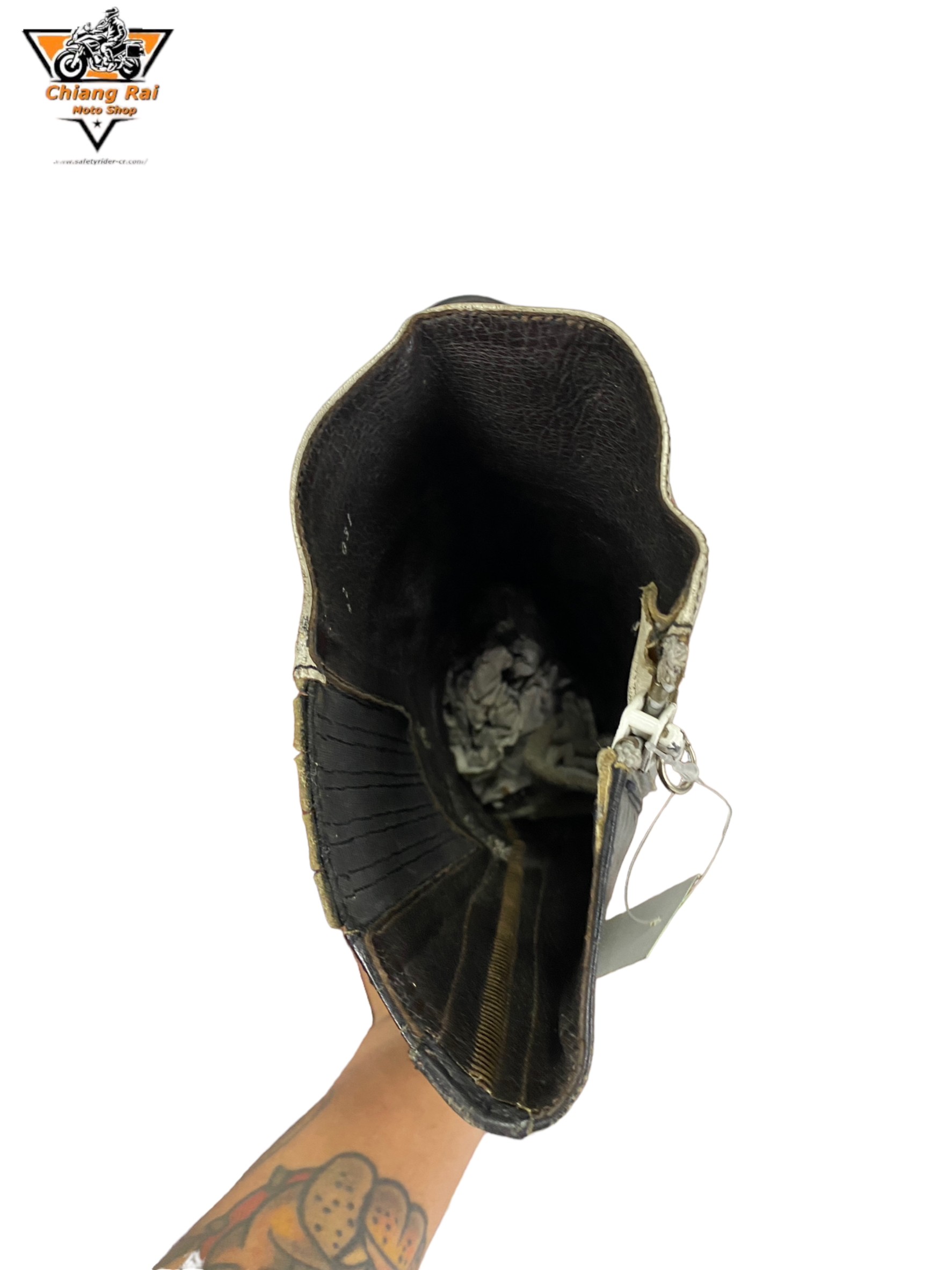 รองเท้าขี่มอเตอร์ไซด์( มือสอง) RCBS-105 Size ขนาดจากป้าย 42:EUR / 7.5:UK / 25.8:Cm.(MARTIN)