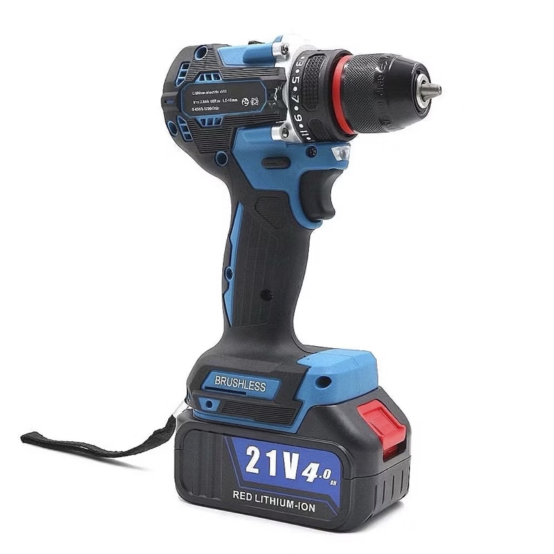 สว่านแบตบัสเลส หัวเหล็ก ยี่ห้อ STR มอเตอร์บัสเลสแท้ แบตเตอรรี่ 2 ก้อน