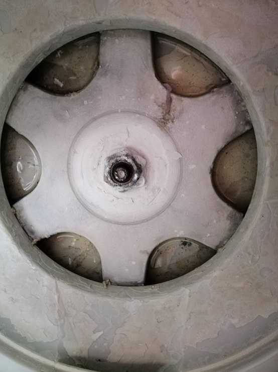 ซ่อมเครื่องซักผ้า ยี่ห้อ LG รุ่น WF-T1255TD แกนซักหัก