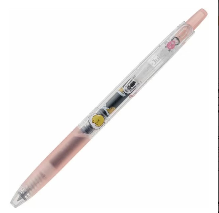 Pilot SANRIO Characters Juice pen Gudetama กุเดะทามะ ปากกาลูกลื่นหมึกเจล สีดำ 0.5 mm ซานริโอ้ ของแท้จาก ช้อปซานริโอ้ ญี่ปุ่น SANRIO SHOP MADE IN JAPAN