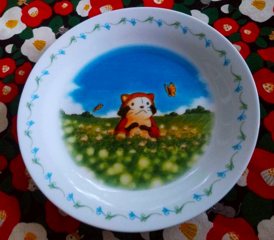 จาน เซรามิก Limited Collection ORIGINAL @NIPPON ANIMATION จากญี่ปุ่น Rascar Size : 17.5 cm