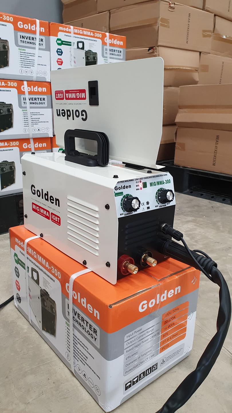ตู้เชื่อมไฟฟ้า 2 ระบบ Golden รุ่น KTB-MIG/MMA-300 (300 AMP)