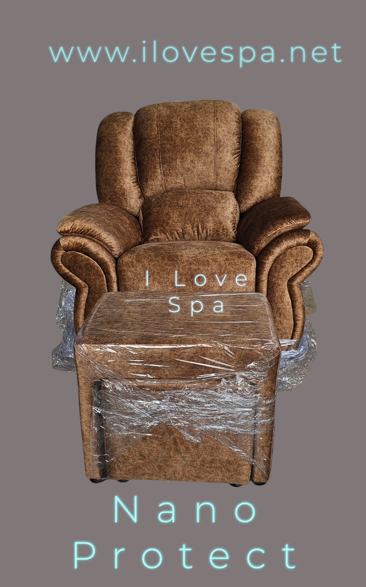 เก้าอี้นวดฝ่าเท้า รุ่น Premium ผ้า Nano Protect (สะท้อนน้ำ) ❌️ไม่ใช่ผ้ากำมะหยี่