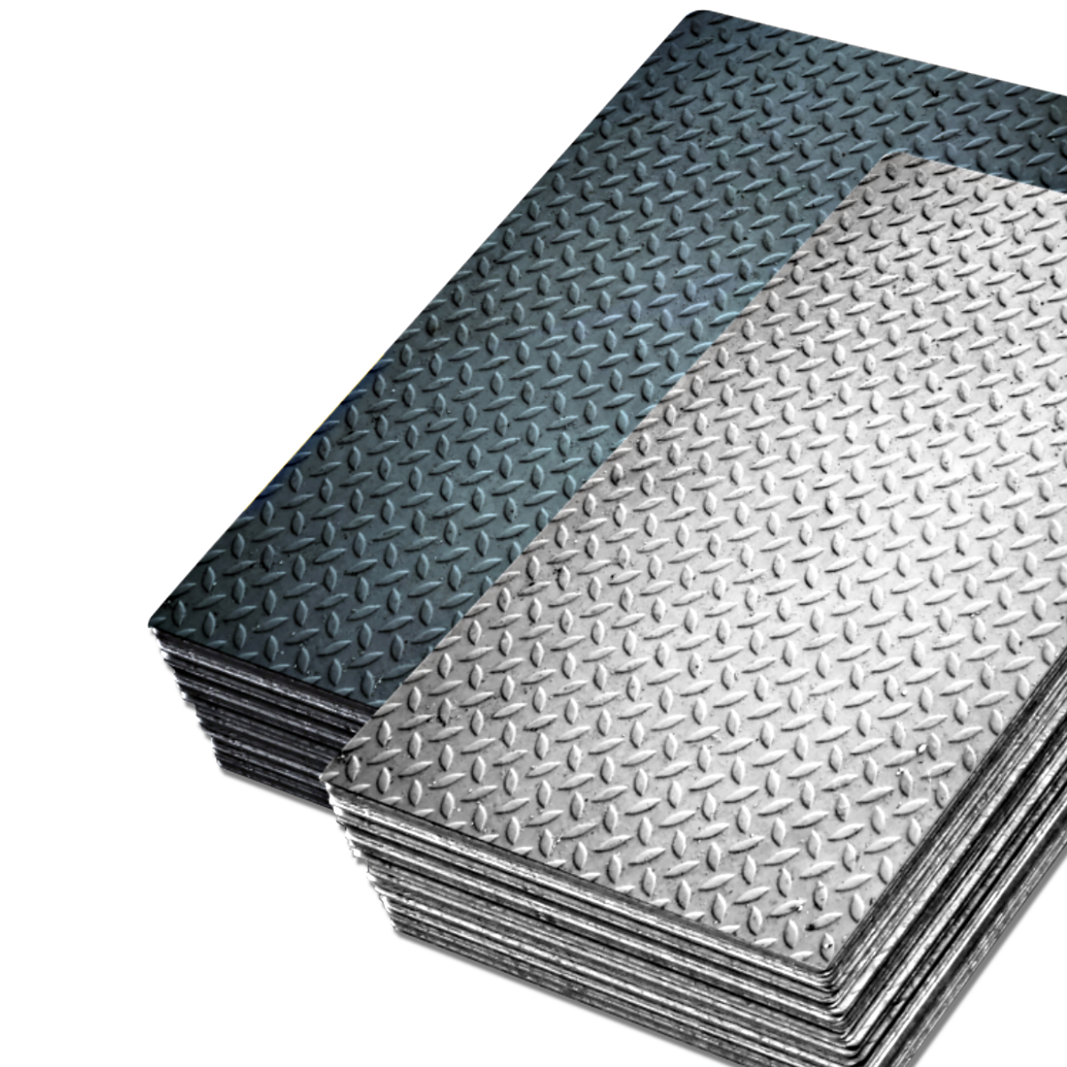 เหล็กแผ่นลาย นอก Checkered Plates Hyundai (4"x8")