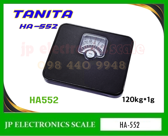 เครื่องชั่งน้ำหนักบุคคลแบบเข็ม120กิโลกรัม เครื่องชั่งน้ำหนักแบบเข็ม120กิโล เครื่องชั่งน้ำหนักเข็ม120kg เครื่องชั่งน้ำหนักคน120กิโล ตาชั่งน้ำหนักคน120กิโล เครื่องชั่งน้ำหนักคนระบบสปริง ชั่งน้ำหนักได้120kg ค่าละเอียด 1kg ยี่ห้อ TANITA รุ่น HA-552