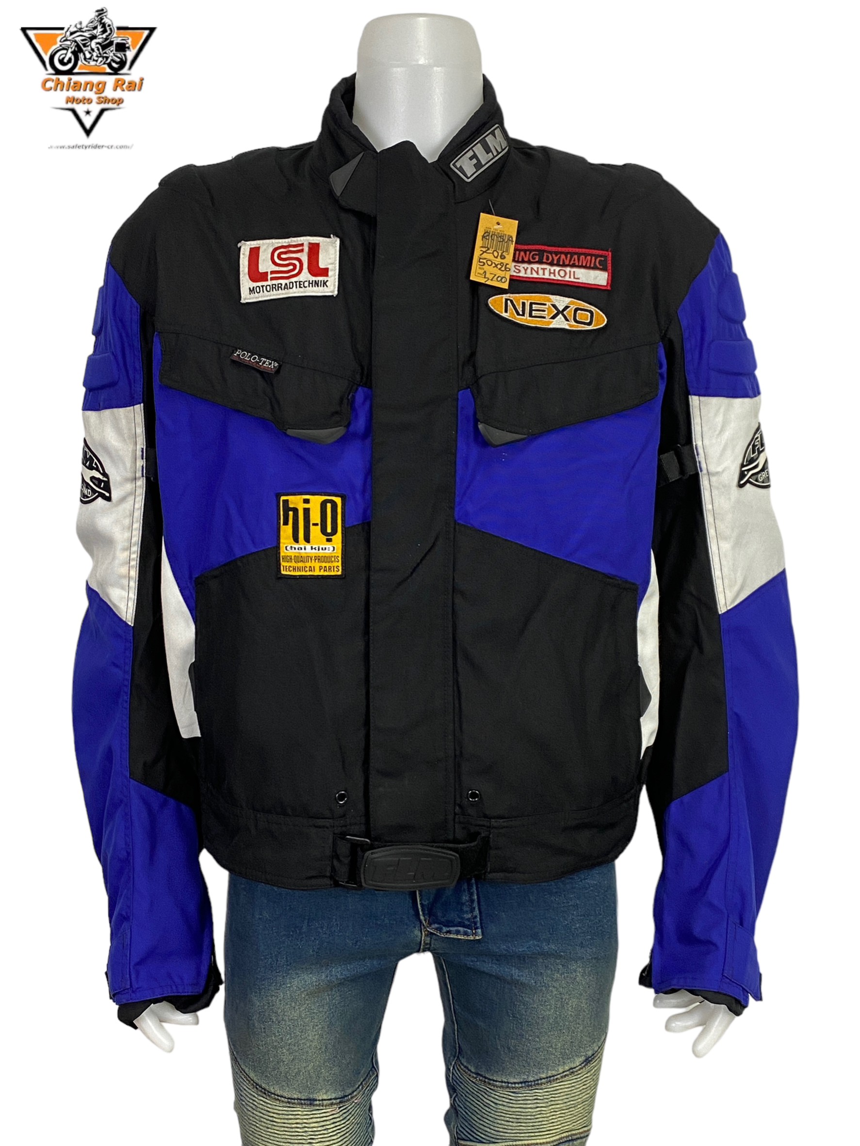 เสื้อขี่มอเตอร์ไซด์( มือสอง) RCSA 706: อก 50" ยาว 26" (XL)**FLF**