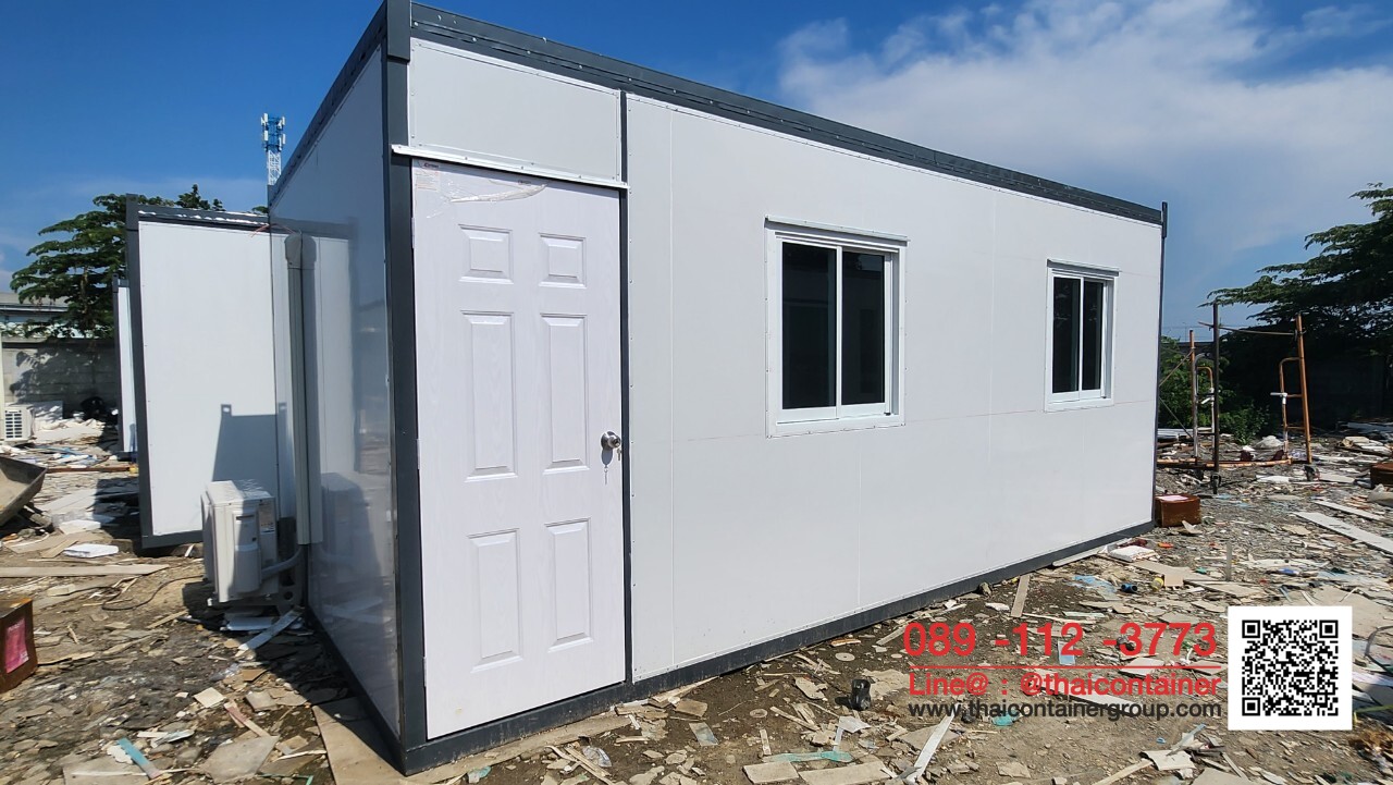 ตู้ออฟฟิต ผนัง สำเร็จรูป 3*6ม. สำนักงานเคลื่อนที่ ตู้สำนักงาน ตู้สำเร็จรูป