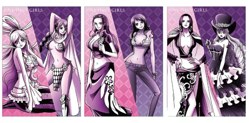 Set แฟ้ม A4 แบบสอด วันพีซ One pirce Clear file ของแท้จากญี่ปุ่น 1 Set มี 3 เล่ม ตามภาพ