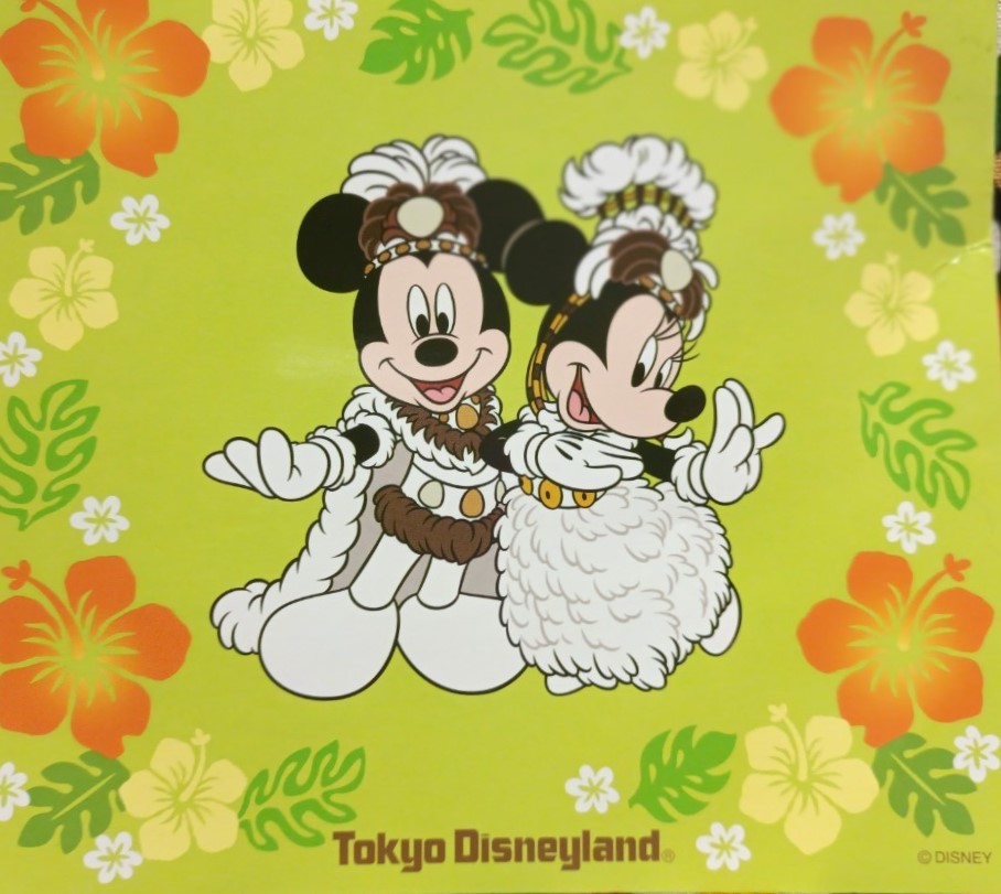 Tokyo Disneyland Polynesian terrace สร้อยข้อมือสไตล์ มิกกี้เม้าส์ มินนี่เม้าส์ ฮาวาย ของแท้จาก โตเกียวดิสนีย์แลนด์ ญี่ปุ่น