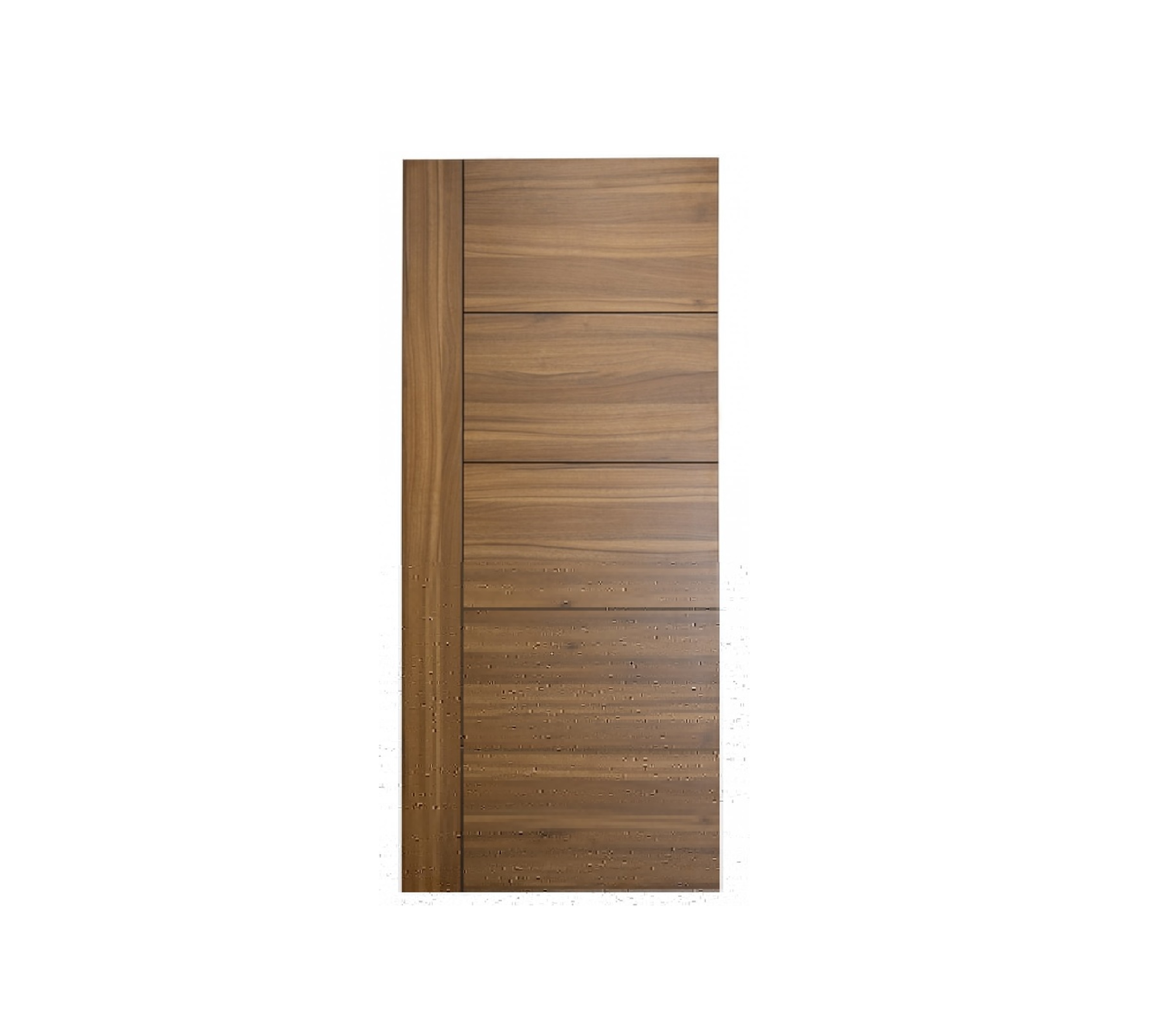 HOLZTUR ประตูเมลามีน MD-FC05-2 80x200ซม. Thai Teak