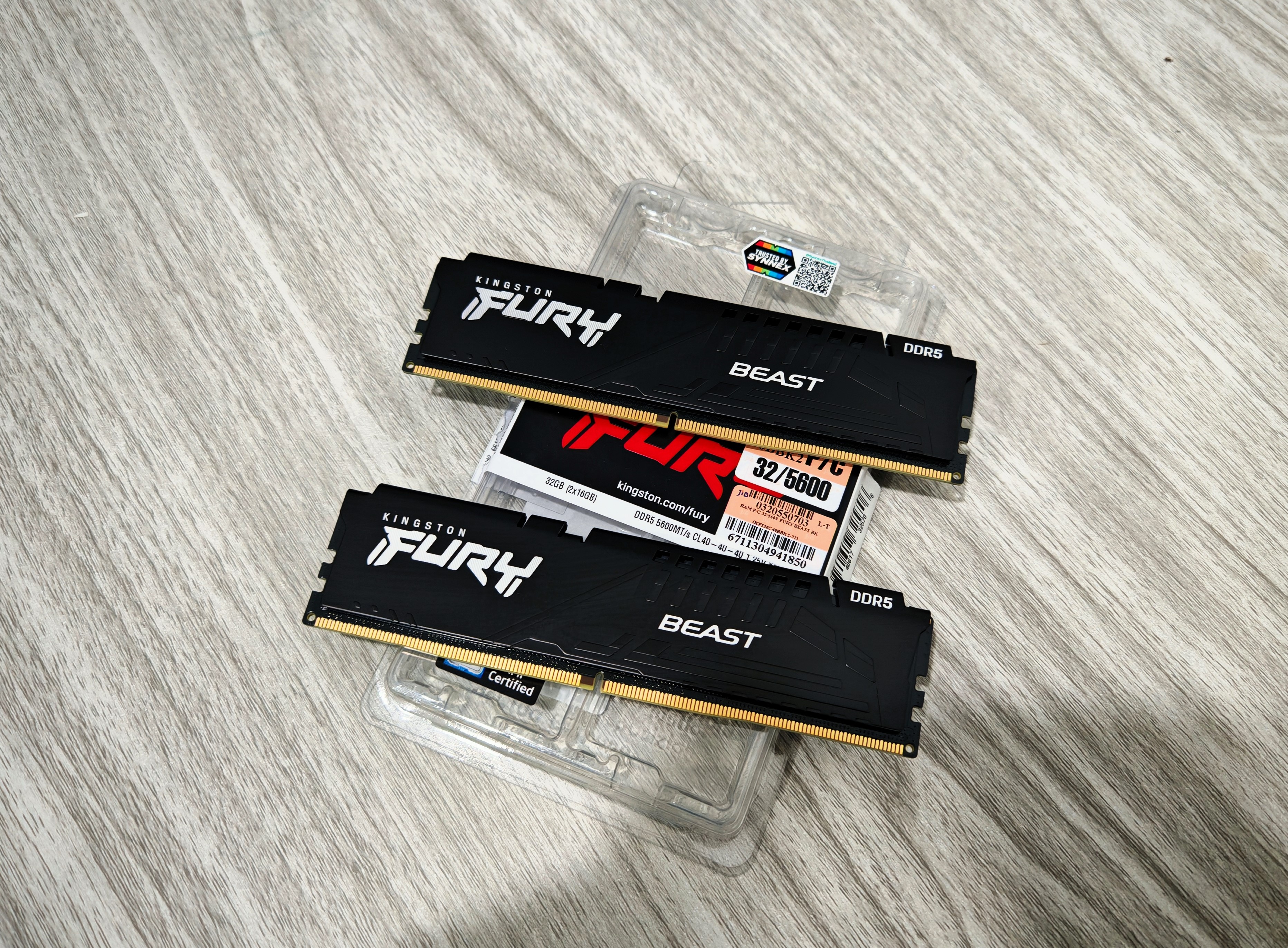 RAM Kingston Fury Beast DDR5 32GB(16*2)/5600