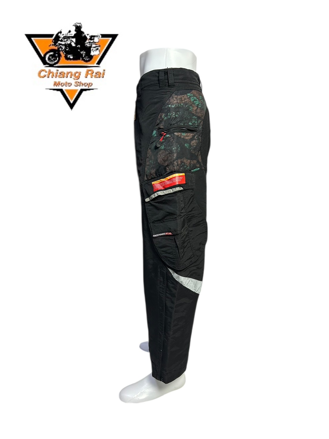 กางเกงขี่มอเตอร์ไซด์ ( มือสอง ) E&A 670: เอว 34" ยาว 30" **ABERCROMBIE**