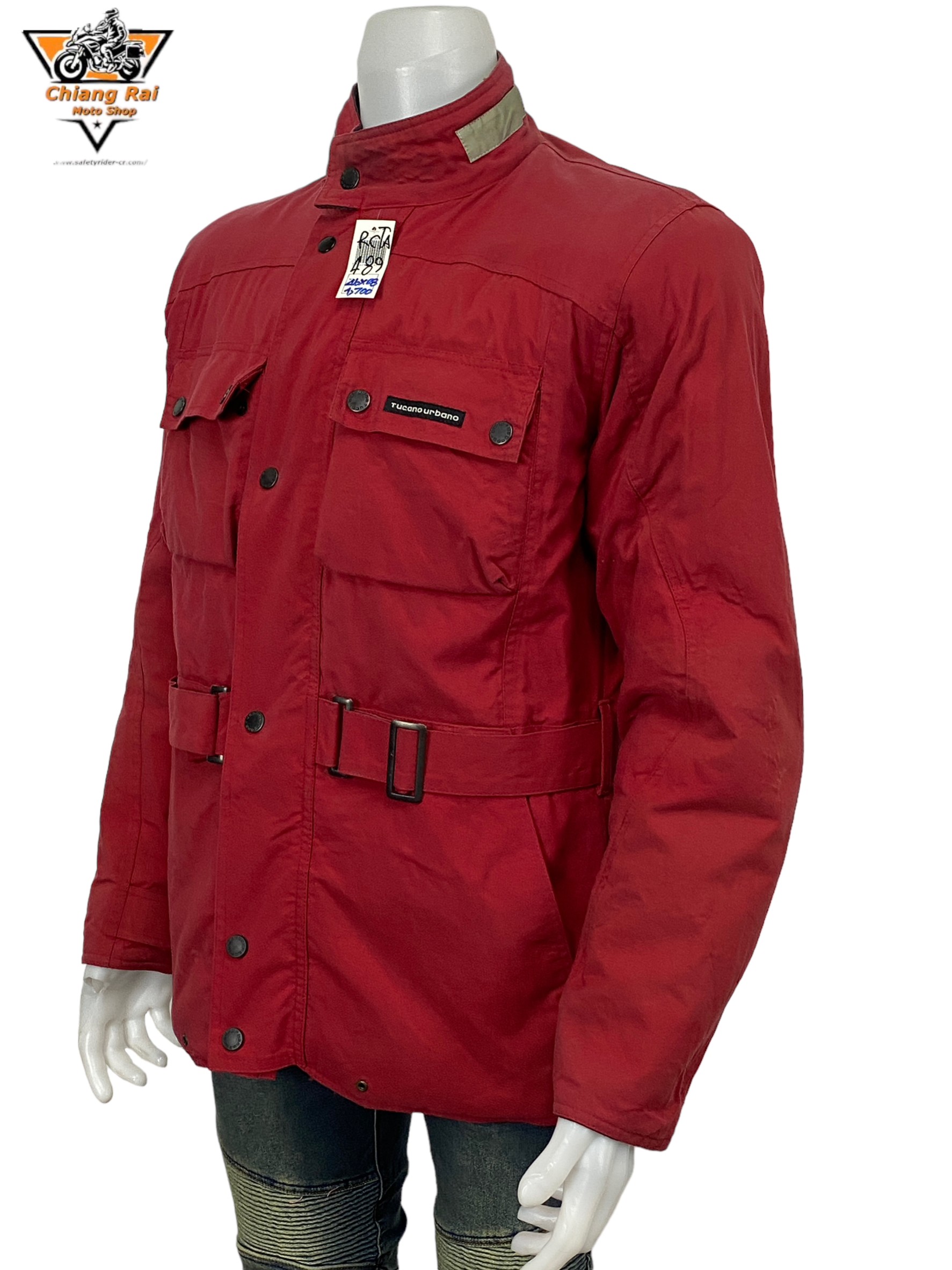 เสื้อขี่มอเตอร์ไซด์( มือสอง) RCTA 489: อก 46" ยาว 28" (L) **TUCANOURBANO**