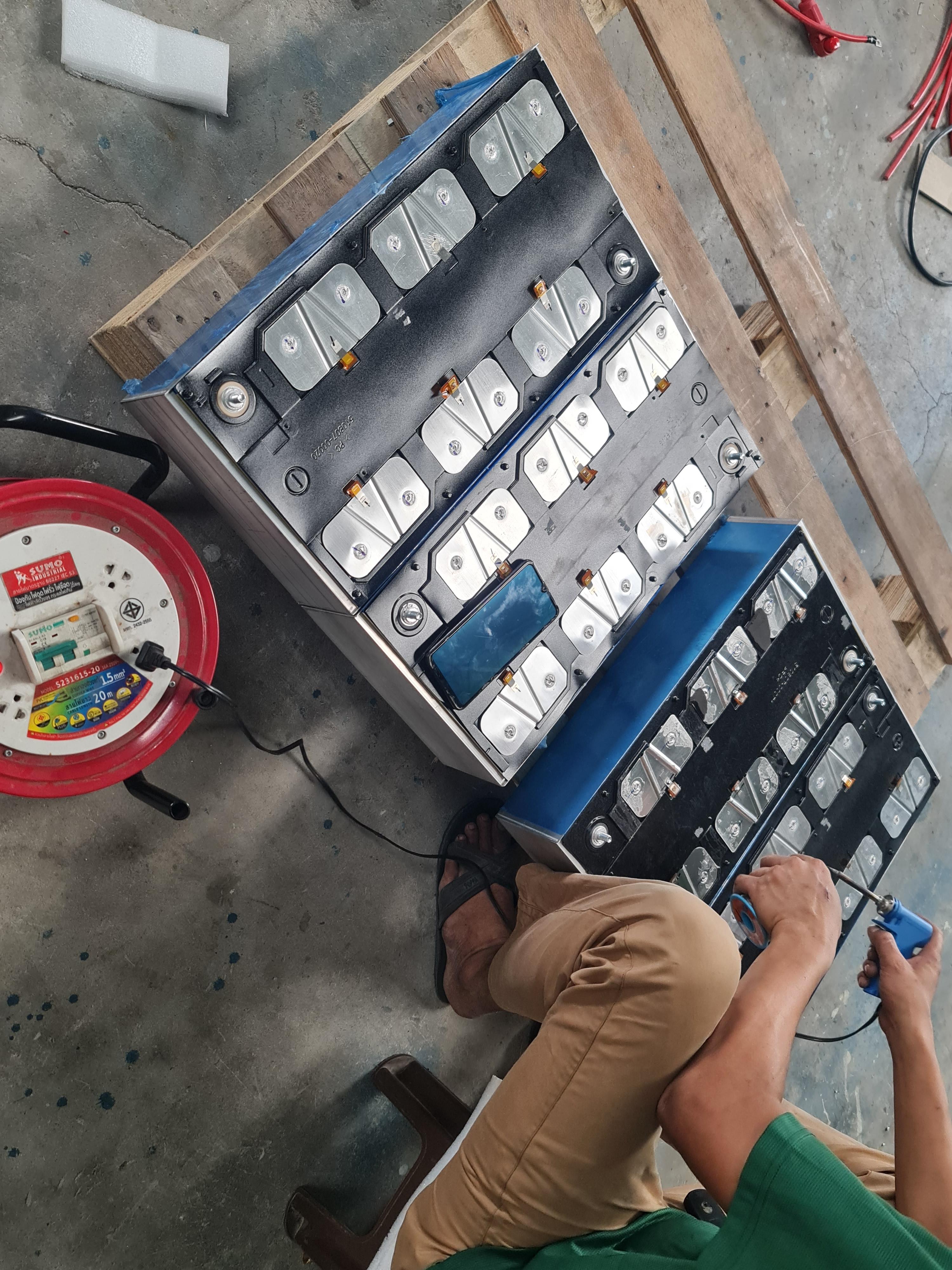 แบตเตอรี่ลิเธียม NMC 3.7v 288Ah จากรถ NIO