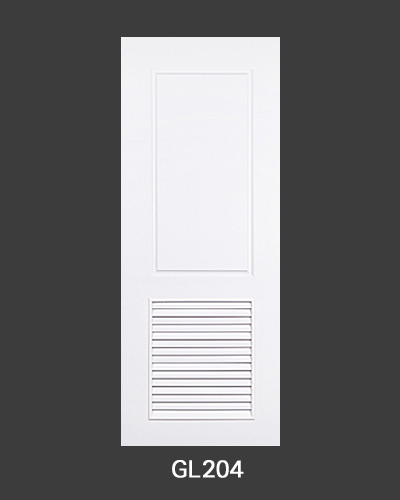 ประตู uPVC GREEN GL204 ขาว