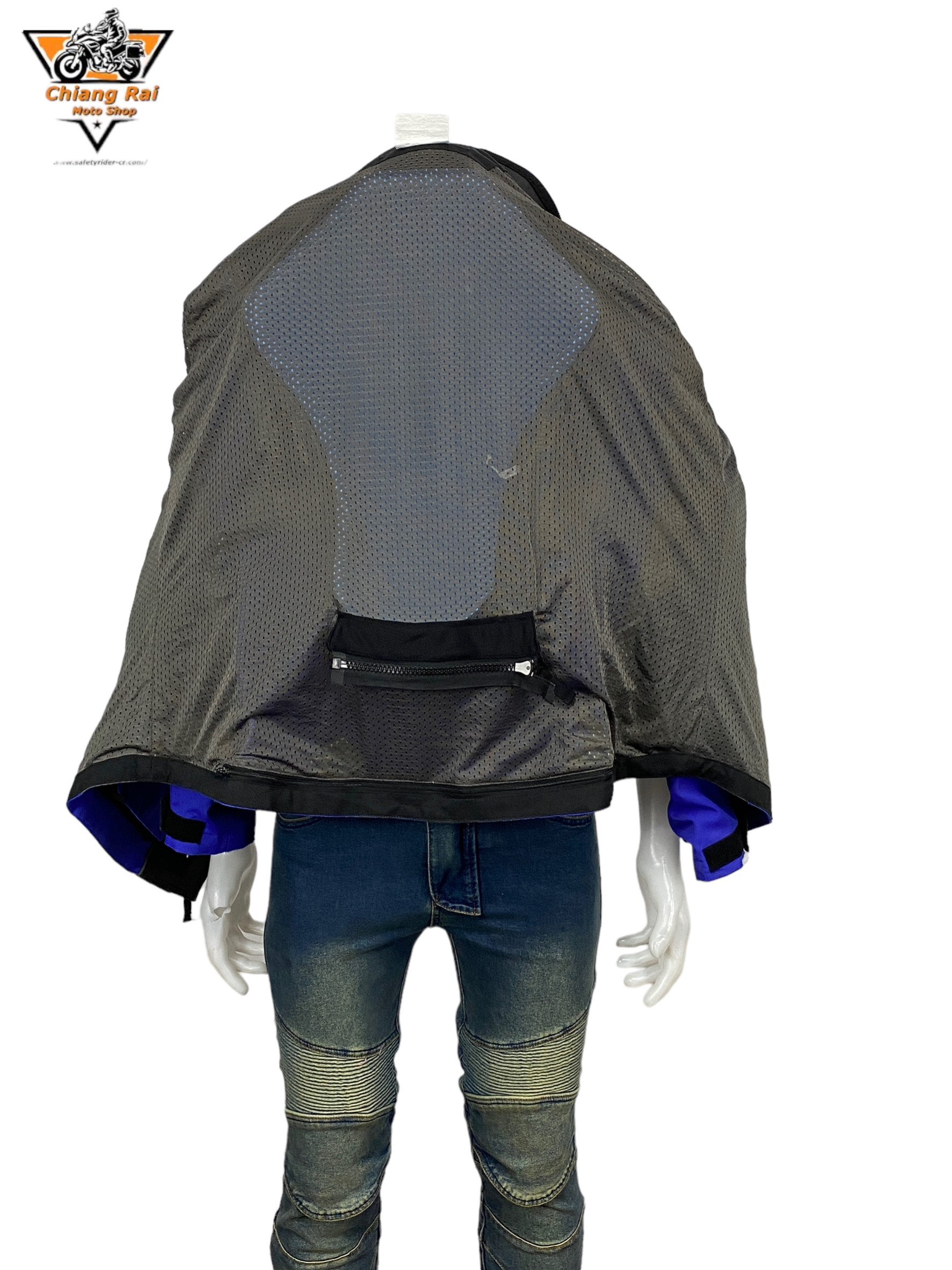 เสื้อขี่มอเตอร์ไซด์( มือสอง) RCTA 488: อก 56" ยาว 29" (2XL) **JOE ROCKET**