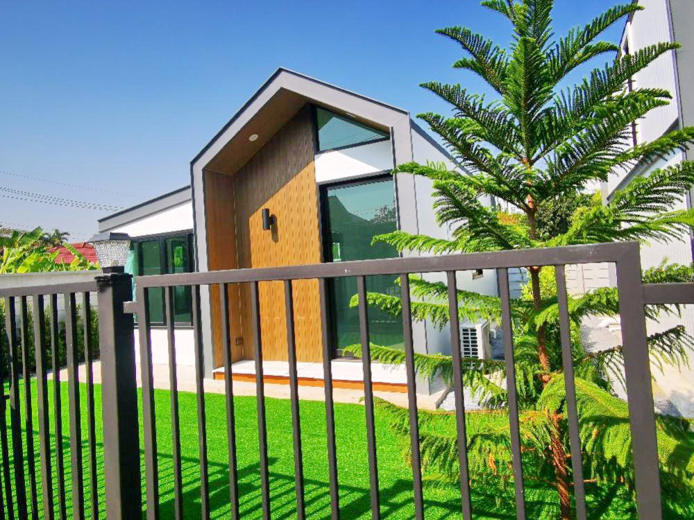 ให้เช่าบ้านเดี่ยวสไตล์นอร์ดิก เหมาะทำ Office , Studio เลี่ยงเมืองปากเกร็ด เลี้ยงสัตว์ได้