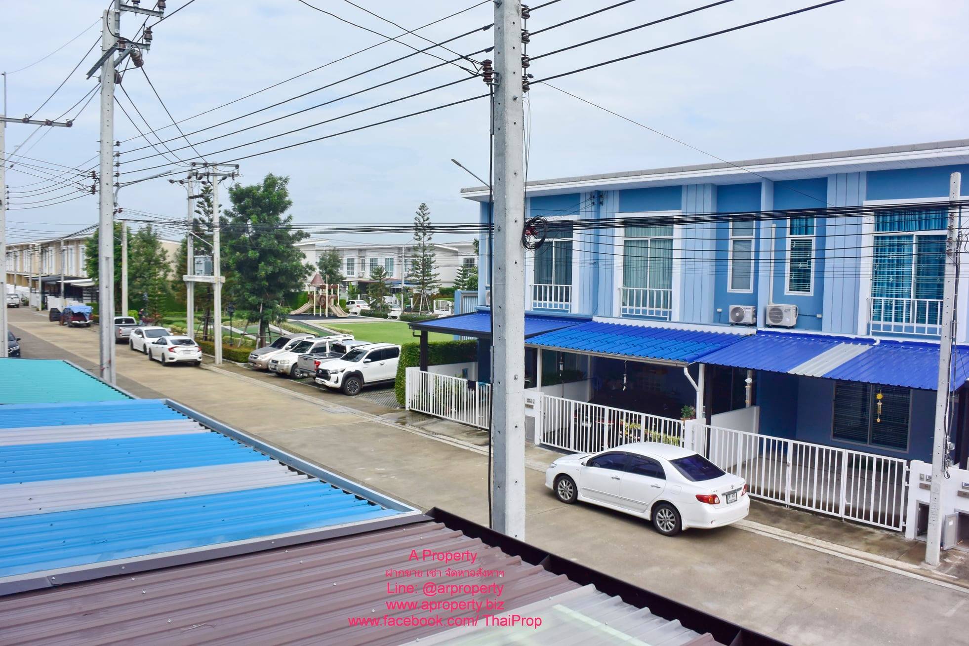 ให้เช่า ท/ฮ เจ ซิตี้ บ้านใกล้สวน ใกล้วัดเล่งเน่ยยี่ บางบังทอง