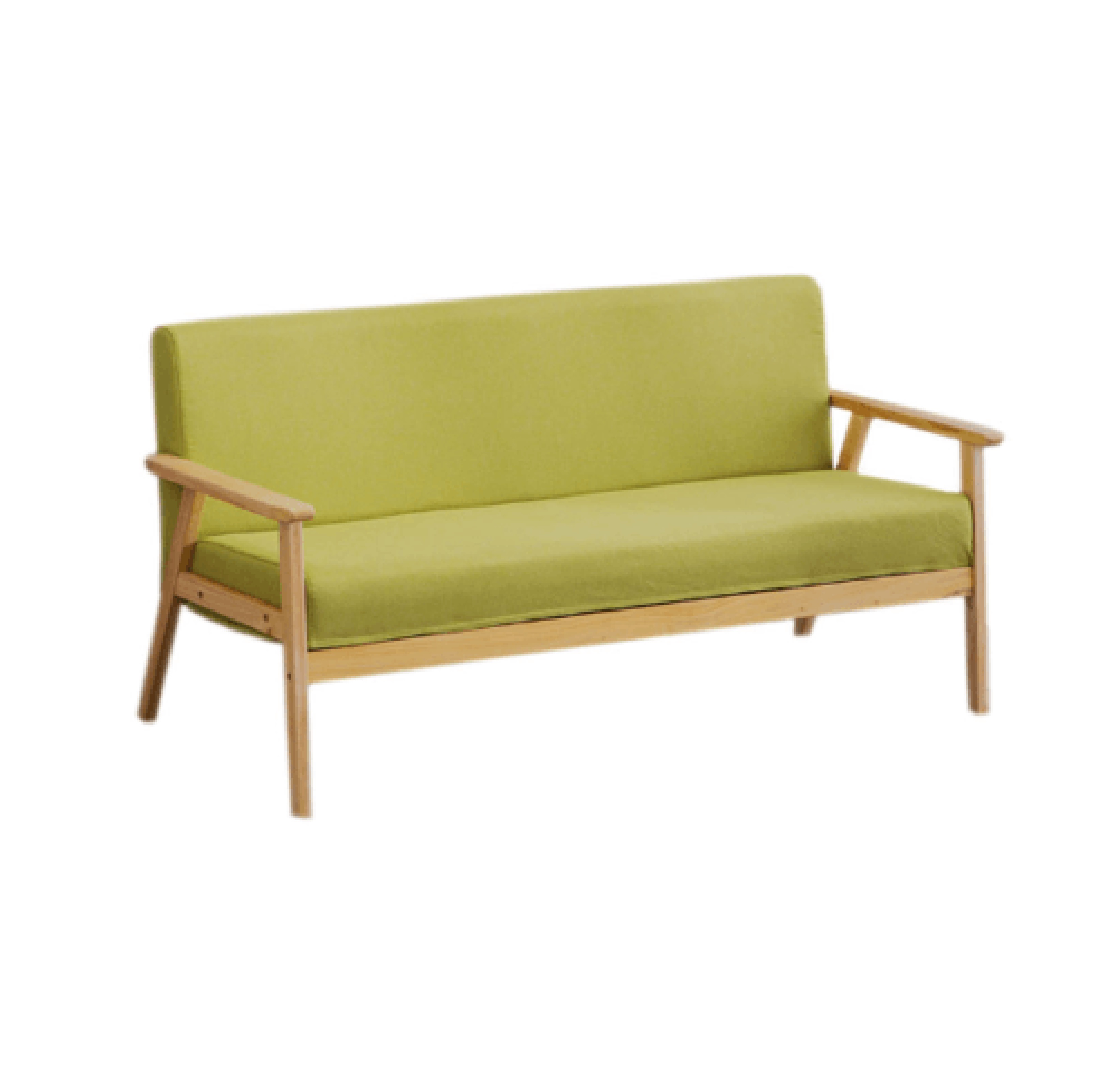 DIVANO โซฟาผ้า 3 ที่นั่ง 65X155X71CM รุ่น MH003 สีเขียว