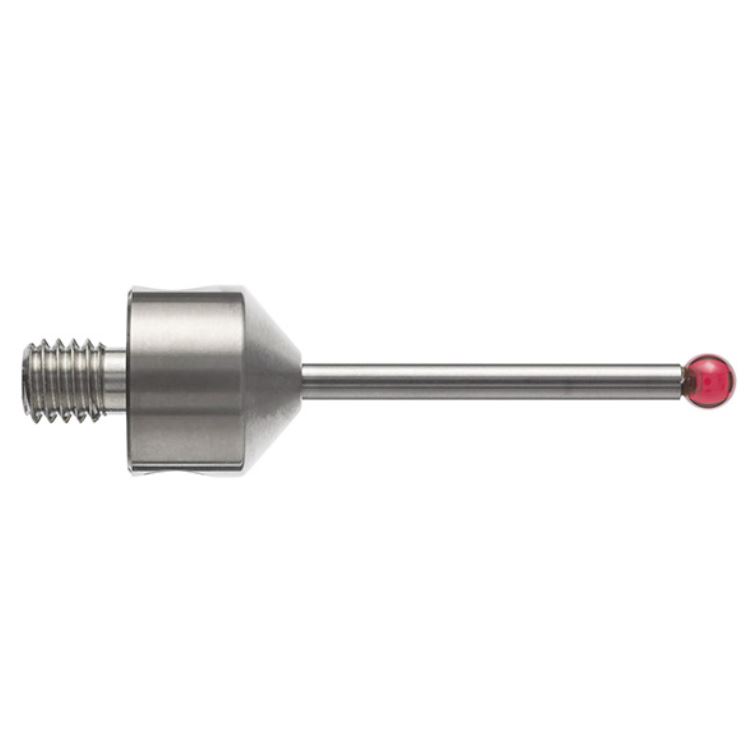 หัววัด CMM M5, Ruby ball 2 mm, EWL 21 mm, L 30 mm เสป็คเดียวกับ Renishaw code. A-5003-5216