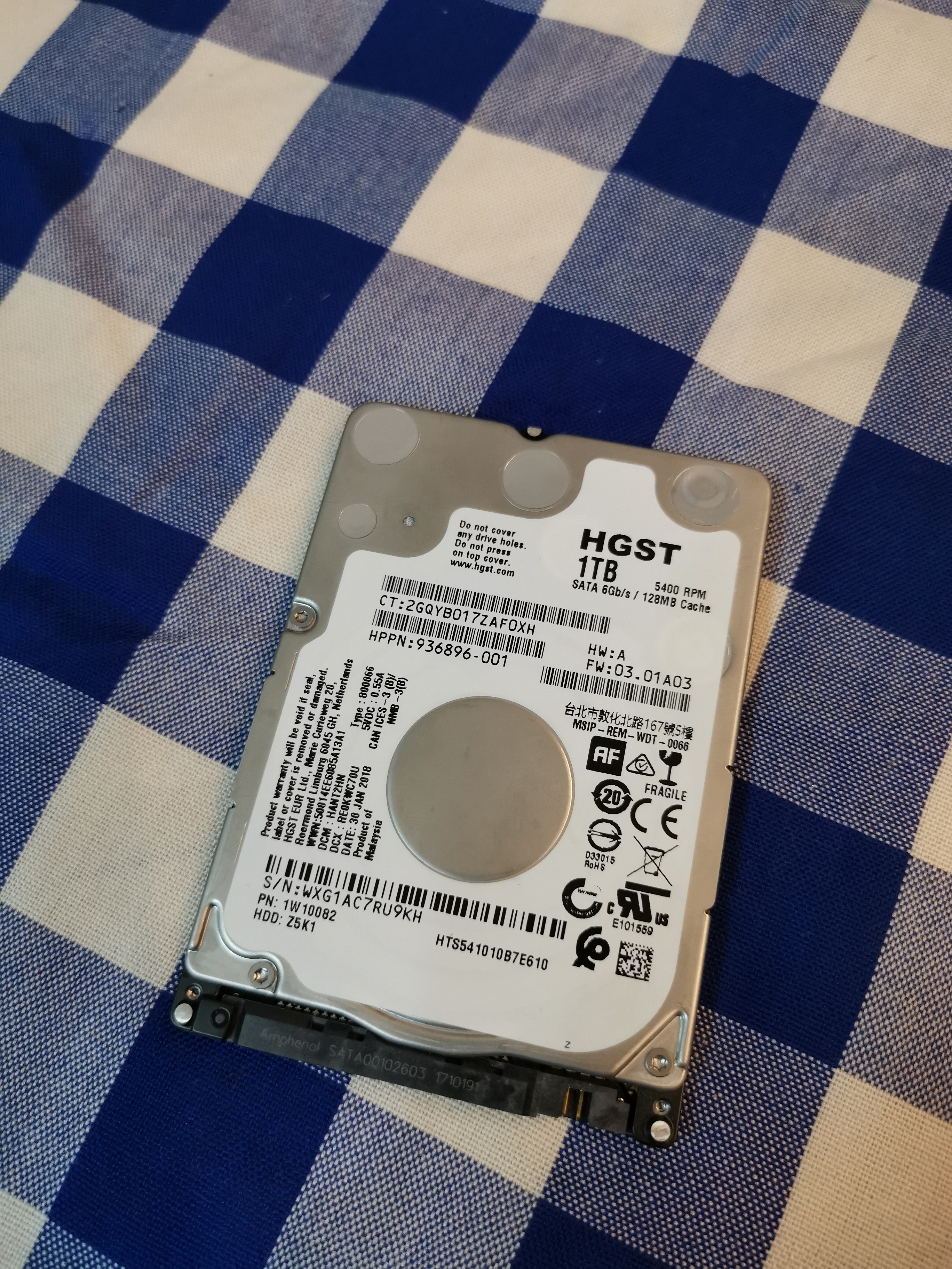 HDD NB HGST 1TB